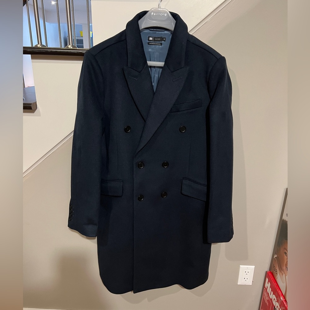 Winter Wool Double-Breasted Coat